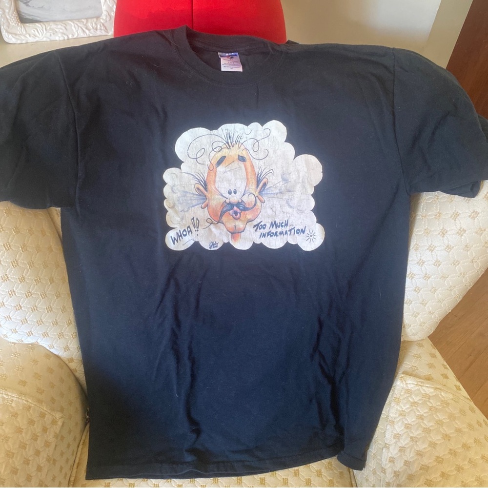 Vintage Tee Comic Men Large- Too Much Information